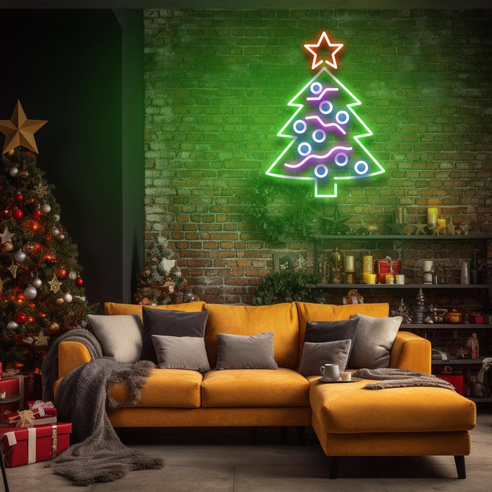 Christmas Tree With Light - LED Neon Sign - NeonNiche