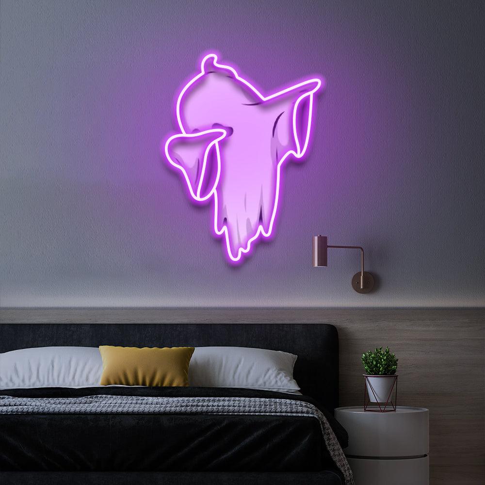 Dabbing Ghost - LED Neon Sign - NeonNiche