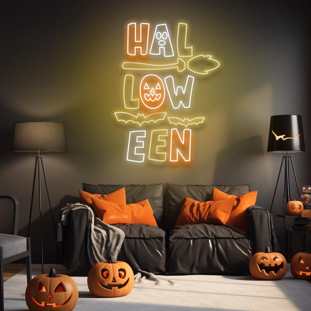 Hal Low Een LED Neon Sign - NeonNiche
