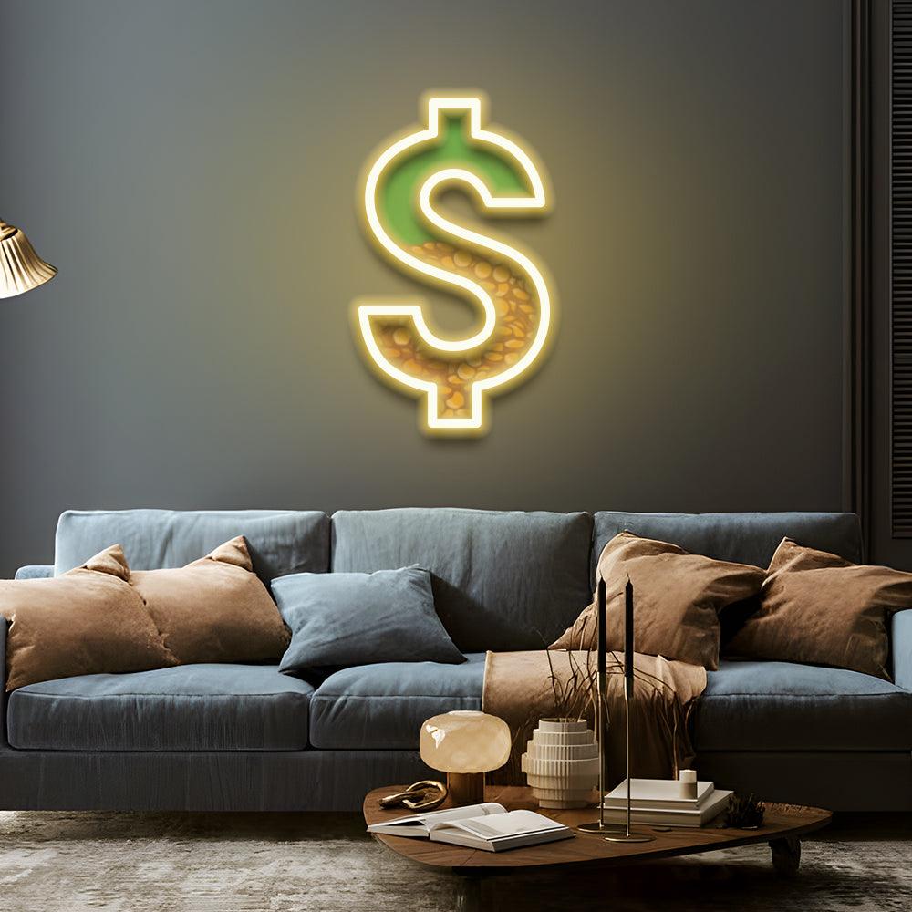 Dollar Sign - LED Neon Sign - NeonNiche