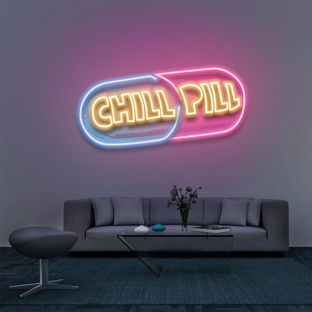 Chill Pill - LED Neon Sign - NeonNiche