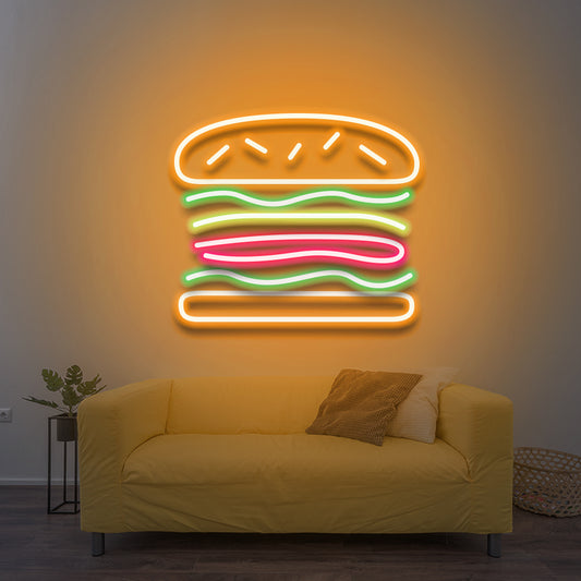 Hamburger - LED Neon Sign