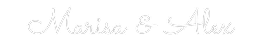 Custom Neon: Marisa & Alex - NeonNiche