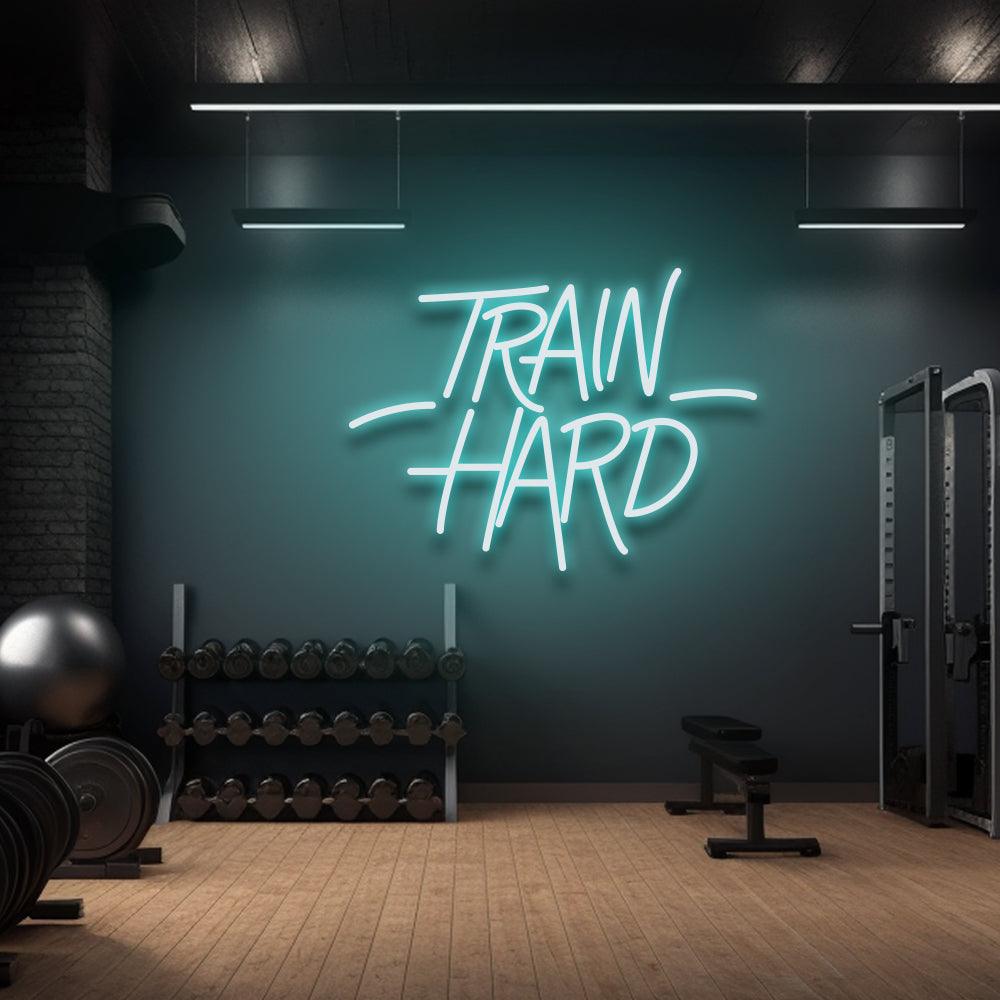 Train Hard - LED Neon Sign - NeonNiche