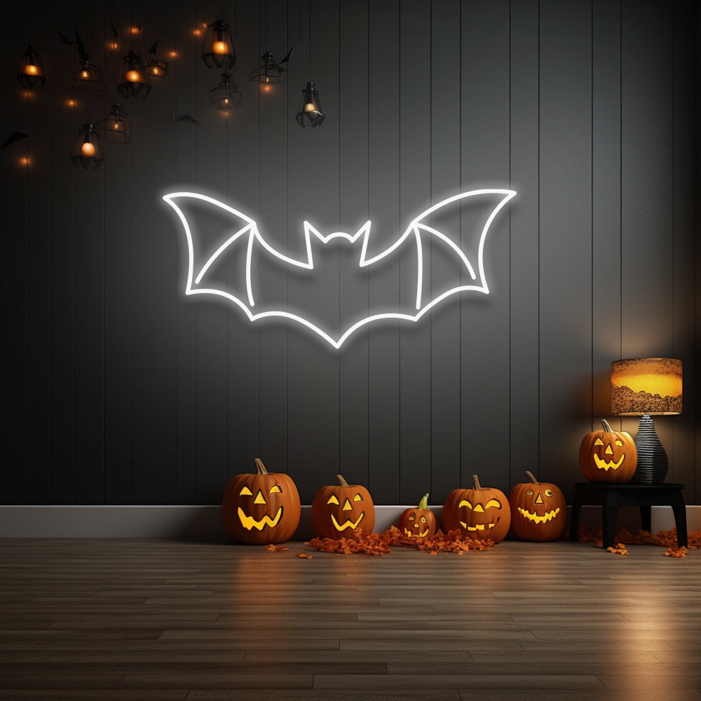 Halloween Bat LED Neon Sign