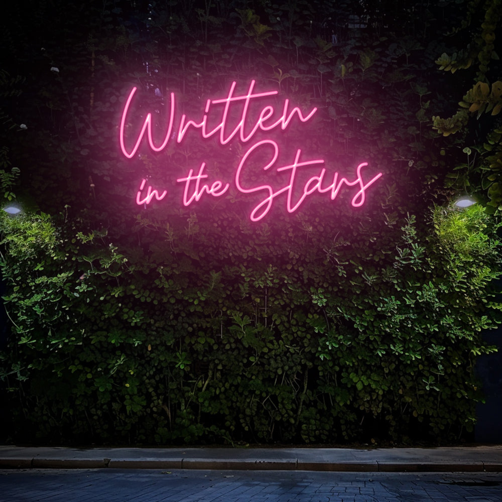 Written in the Stars - LED Neon Sign
