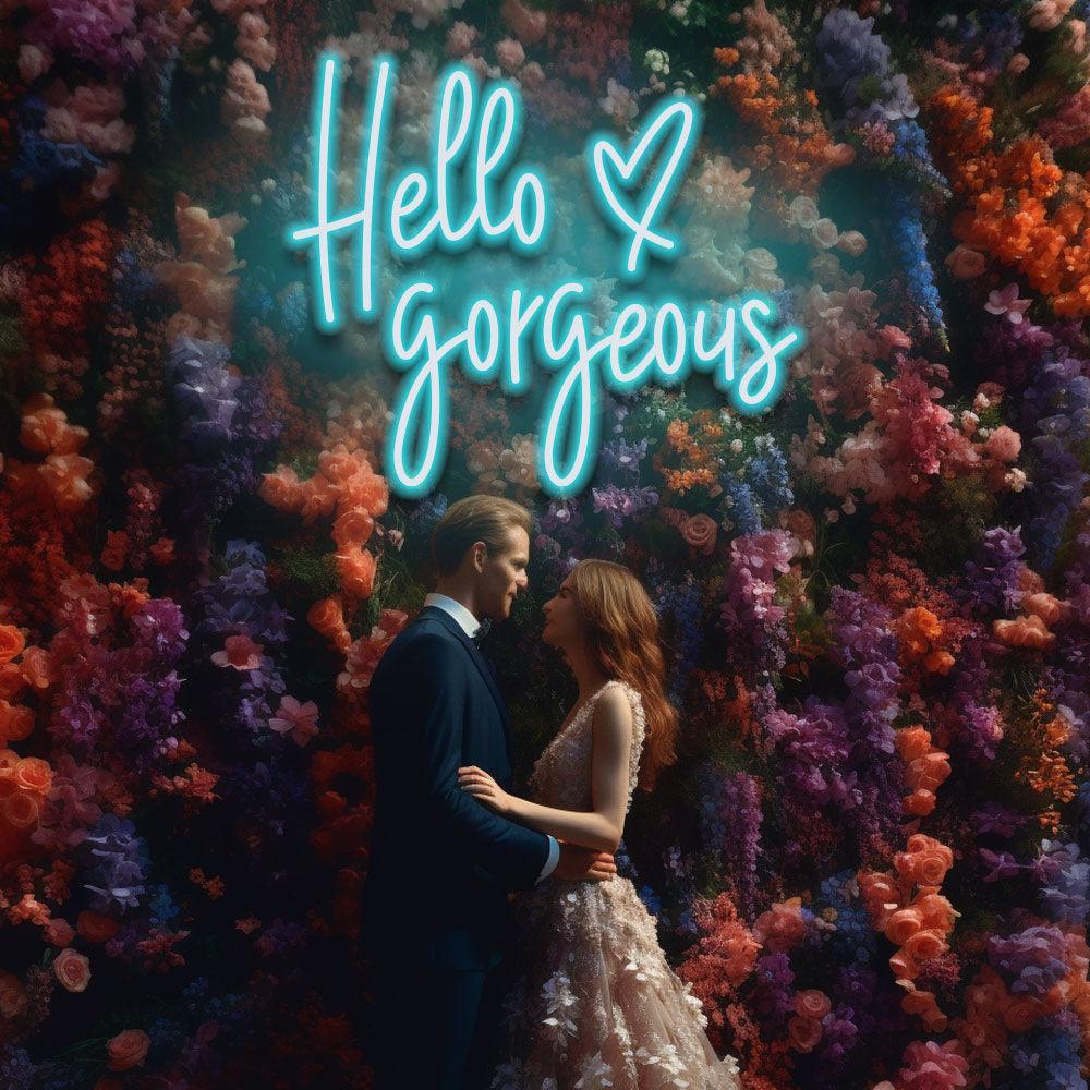 Hello Gorgeous LED Neon Sign - NeonNiche