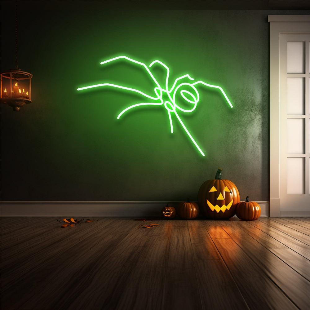 Scary Spider LED Neon Sign - NeonNiche