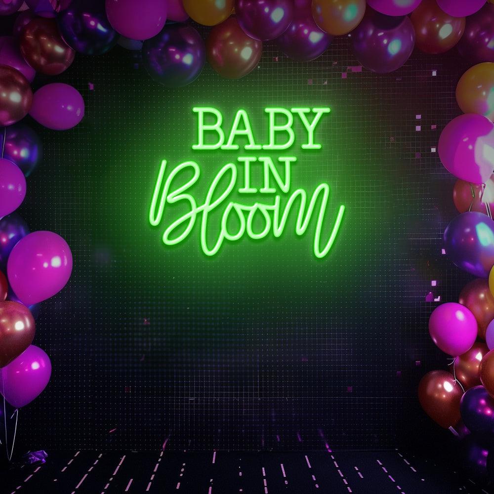 Baby in Bloom - LED Neon Sign - NeonNiche
