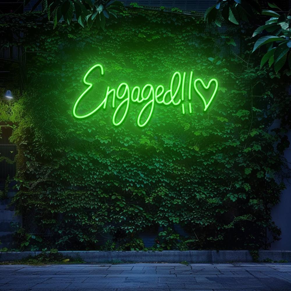 Engaged Heart - LED Neon Sign - NeonNiche