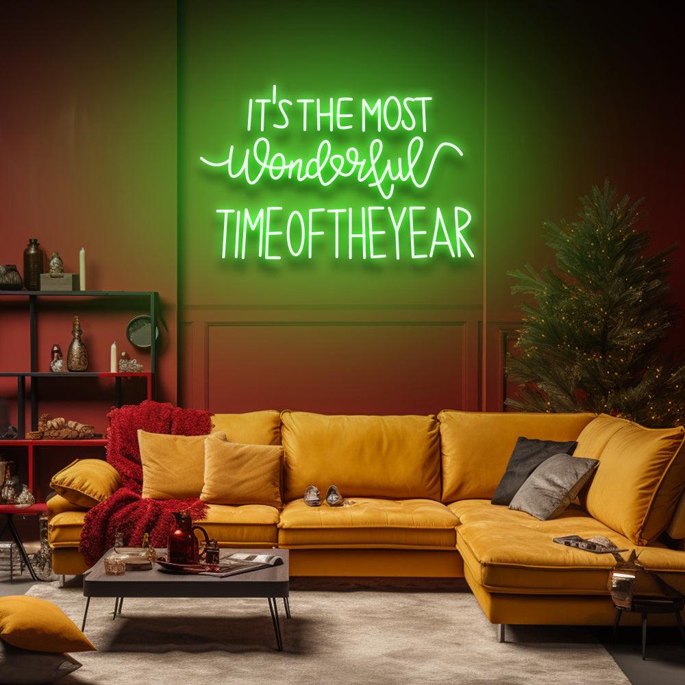 It's the Most Wonderful Time of the Year - LED Neon Sign - NeonNiche