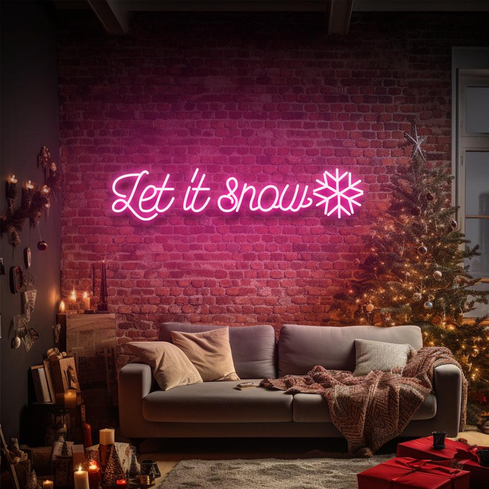 Let it Snow - LED Neon Sign - NeonNiche