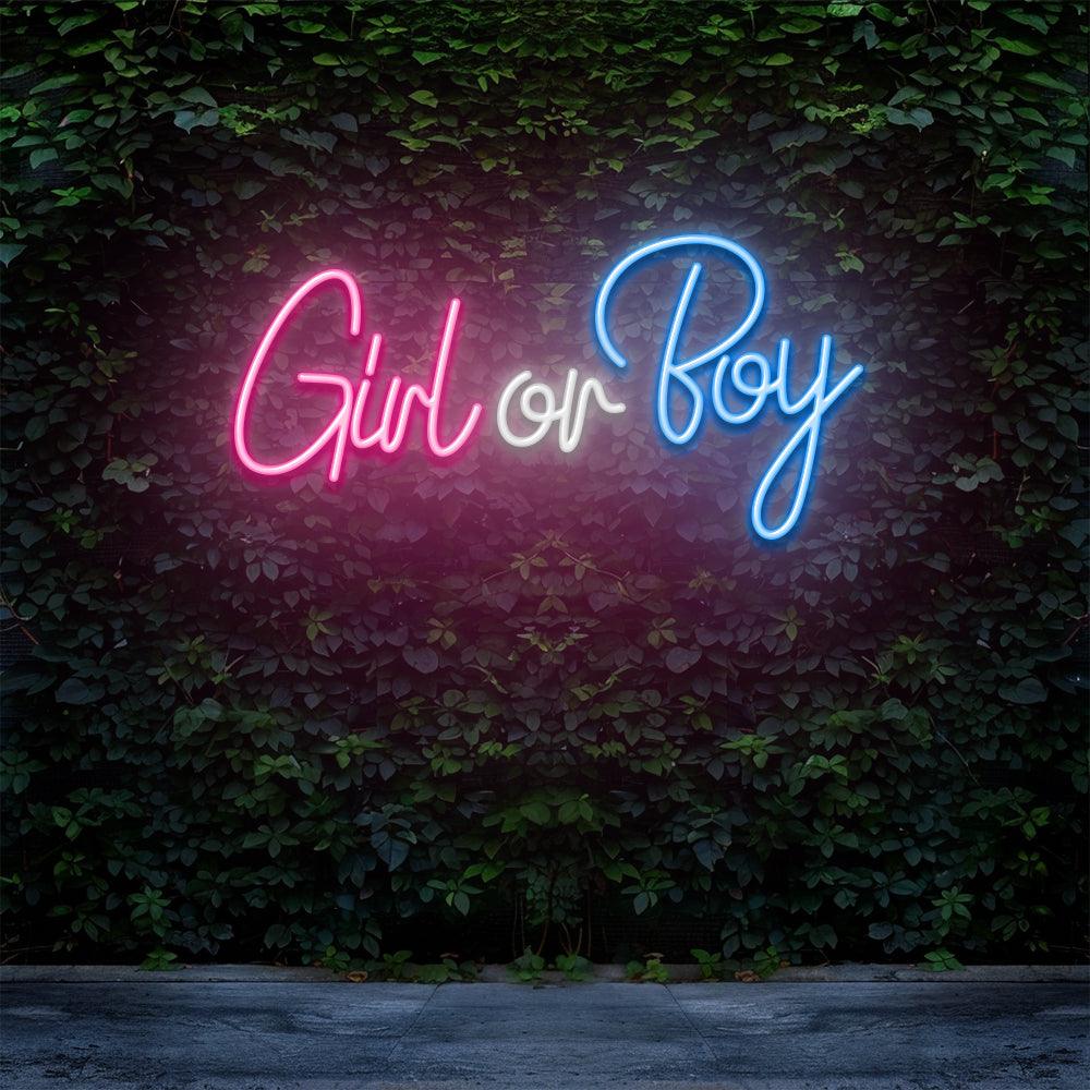 Girl or Boy - LED Neon Sign - NeonNiche