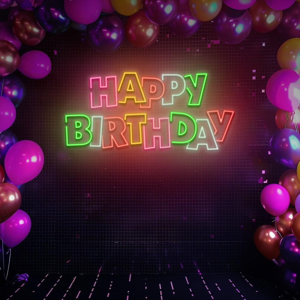 Happy Birthday - LED Neon Sign - NeonNiche