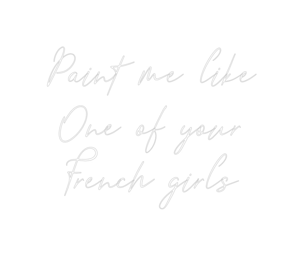 Custom Neon: Paint me like... - NeonNiche