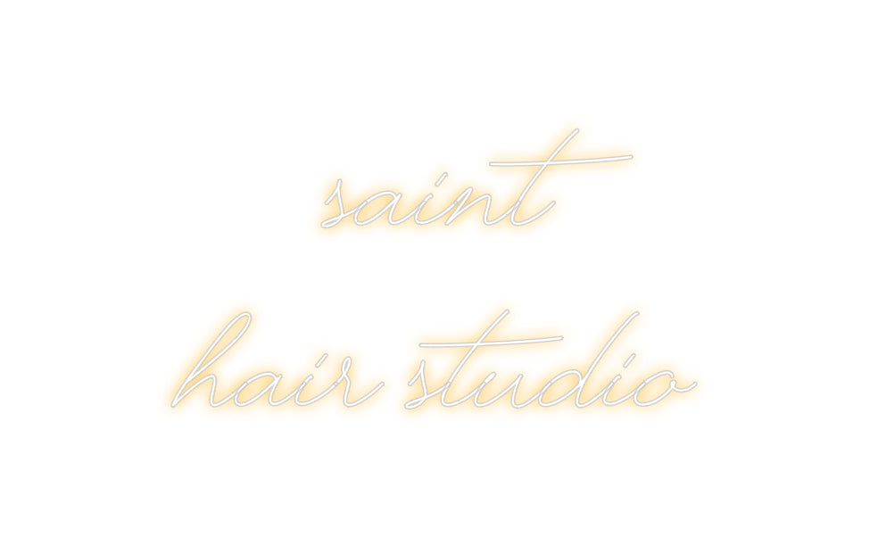 Custom Neon: saint
hai... - NeonNiche