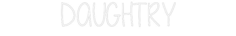 Custom Neon: DAUGHTRY - NeonNiche