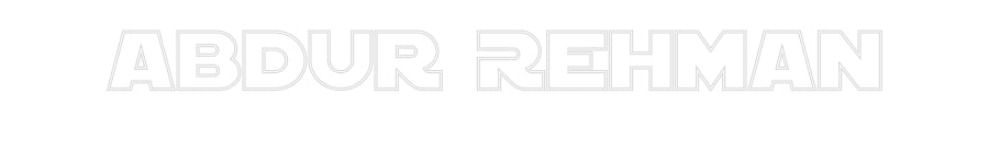 Custom Neon: Abdur Rehman - NeonNiche