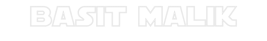 Custom Neon: BASIT MALIK - NeonNiche