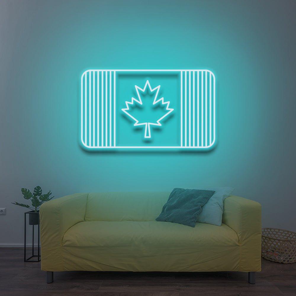 Canada Flag - LED Neon Sign - NeonNiche