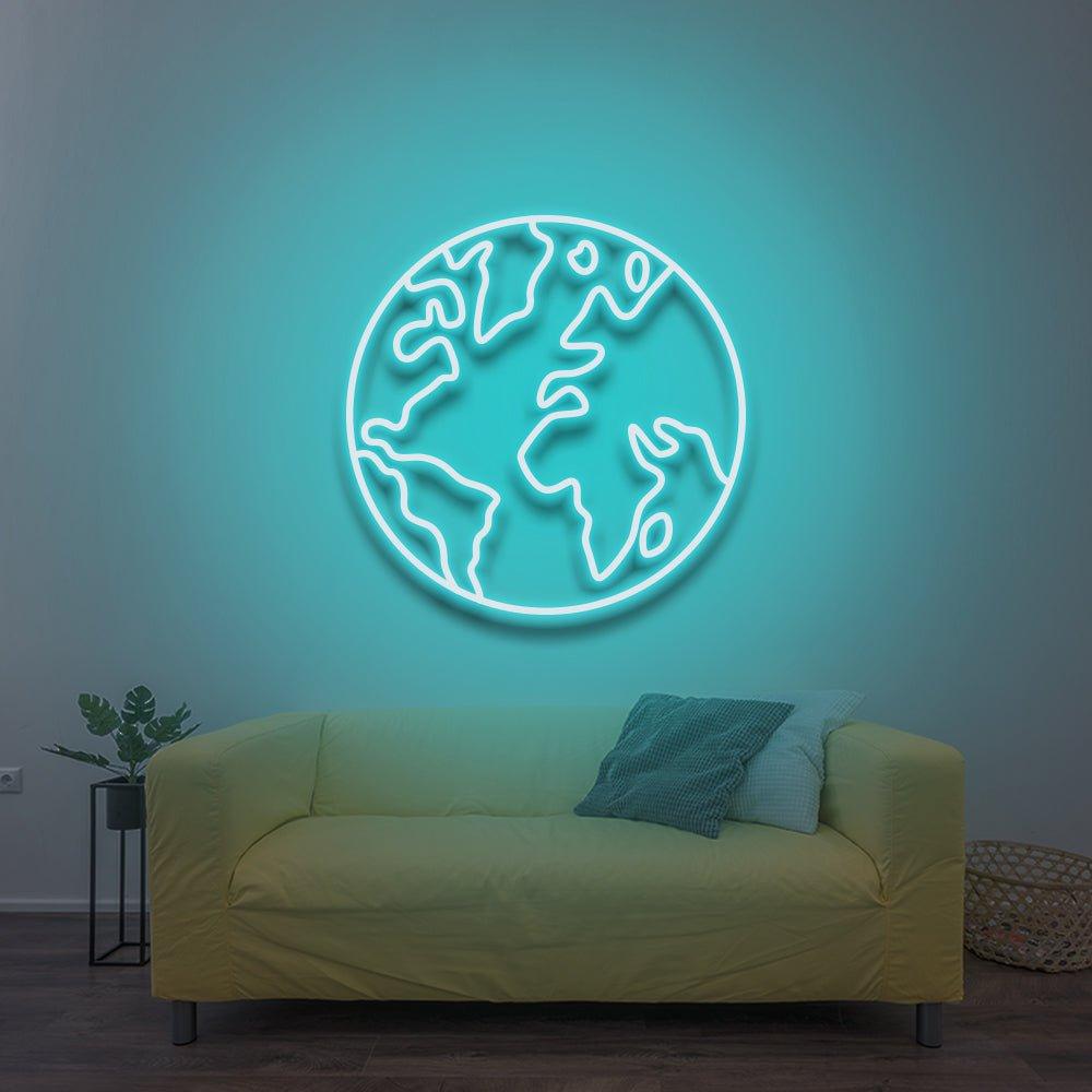 Globe - LED Neon Sign - NeonNiche