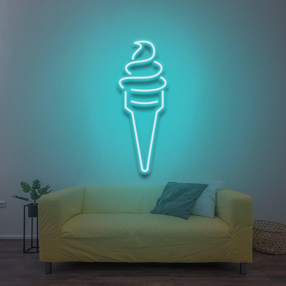 Ice Cream Cone - LED Neon Sign - NeonNiche