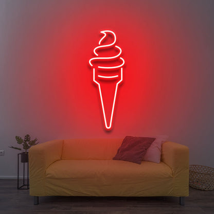 Ice Cream 3- LED Neon Sign - NeonNiche