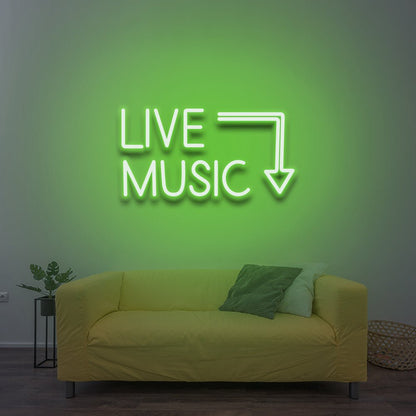 Live Music - LED Neon Sign - NeonNiche