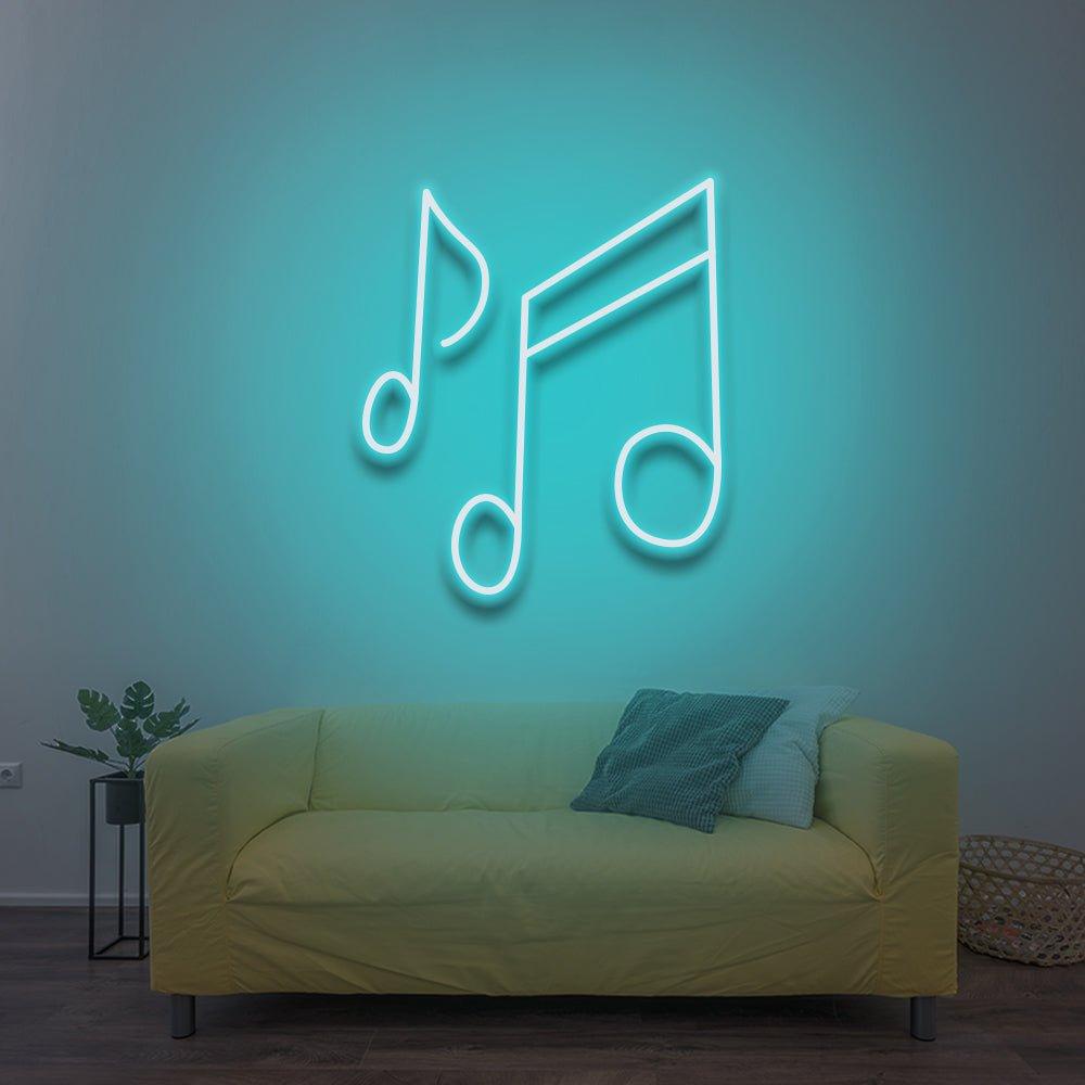 Music Notes - LED Neon Sign - NeonNiche