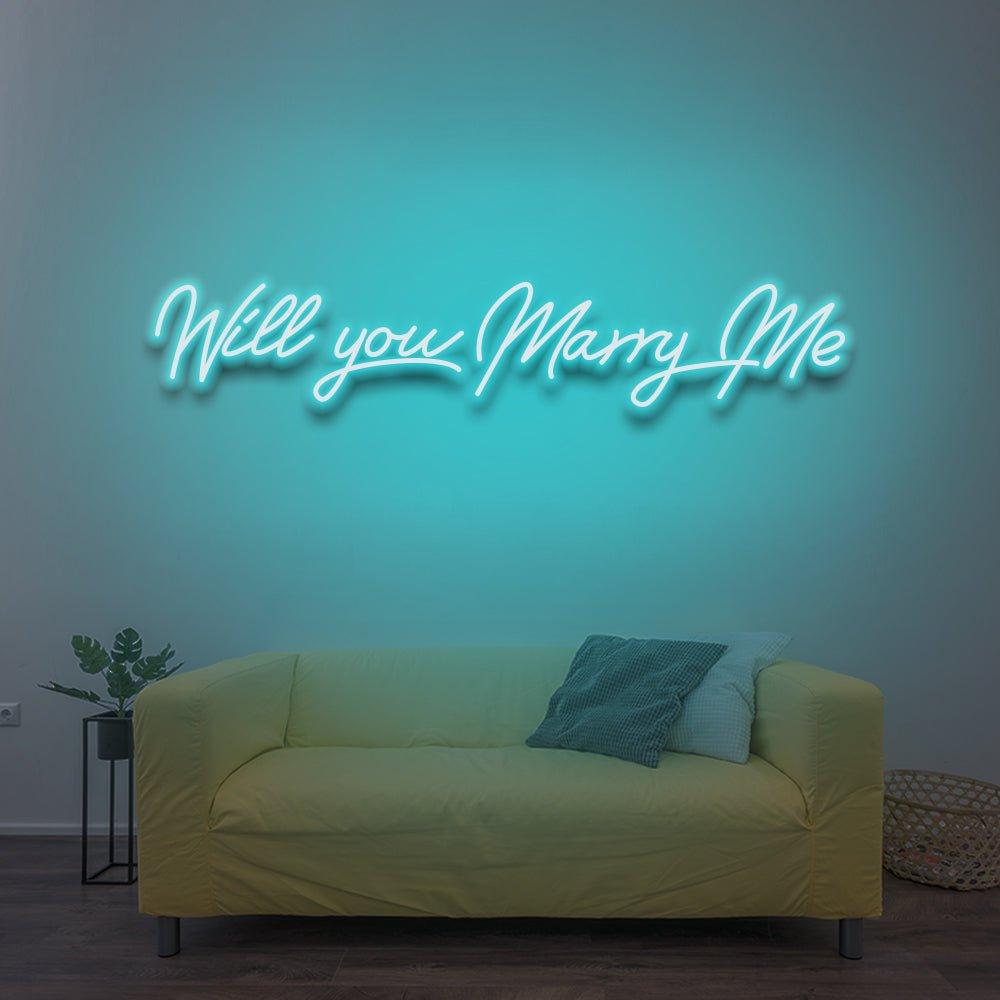 Will You Marry Me - LED Neon Sign - NeonNiche
