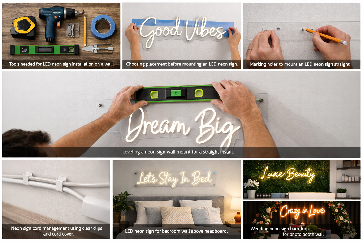 How to Hang an LED Neon Sign: A Step-by-Step Installation Guide (That ...