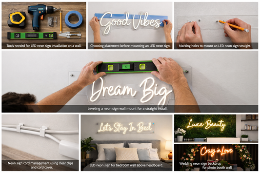 How to Hang an LED Neon Sign: A Step-by-Step Installation Guide (That Looks Designer-Level)