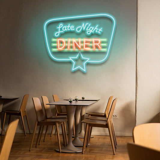 Late Night Diner - LED Neon Sign