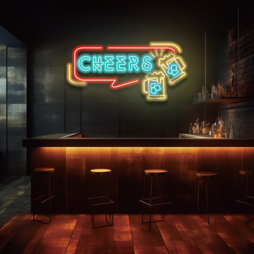 Cheers Beers - LED Neon Sign