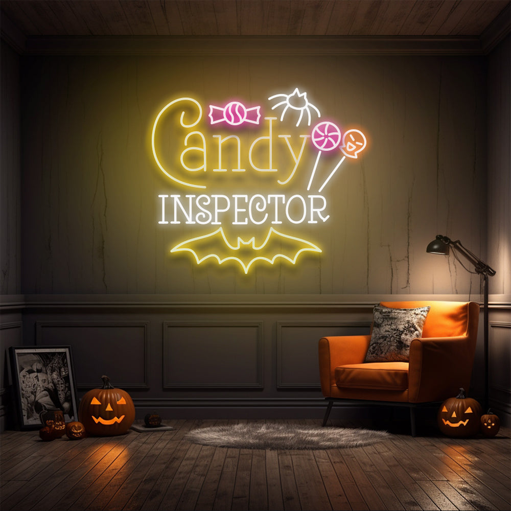 Candy Inspector LED Neon Sign