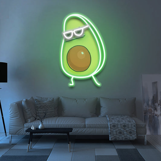 Cool Avocado- Letrero de neón LED