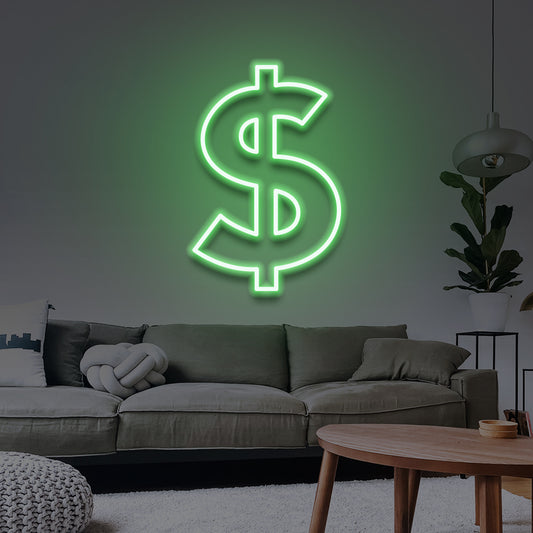 Dollar - Enseigne au néon LED