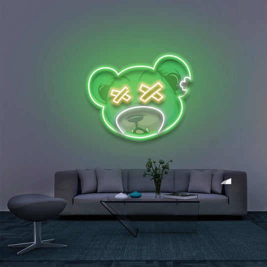 Dead Bear - LED Neon Sign