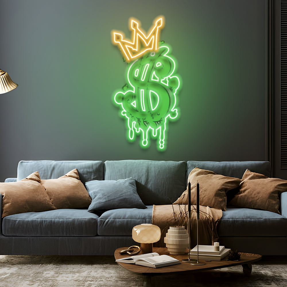 Dollar King - LED Neon Sign