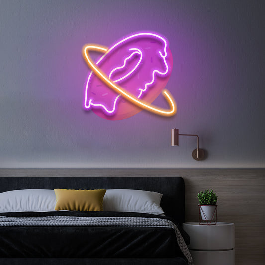 Donut Planet - LED Neon Sign