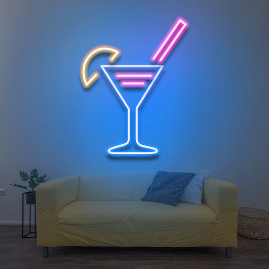 Cocktail - Enseigne Néon LED