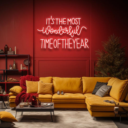 It's the Most Wonderful Time of the Year - LED Neon Sign - NeonNiche