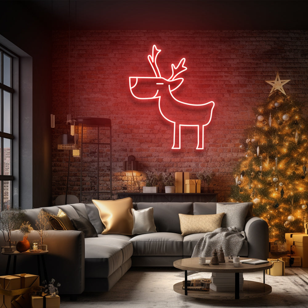 Reindeer - LED Neon Sign