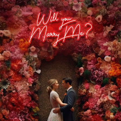 will you marry me LED Neon Sign - NeonNiche