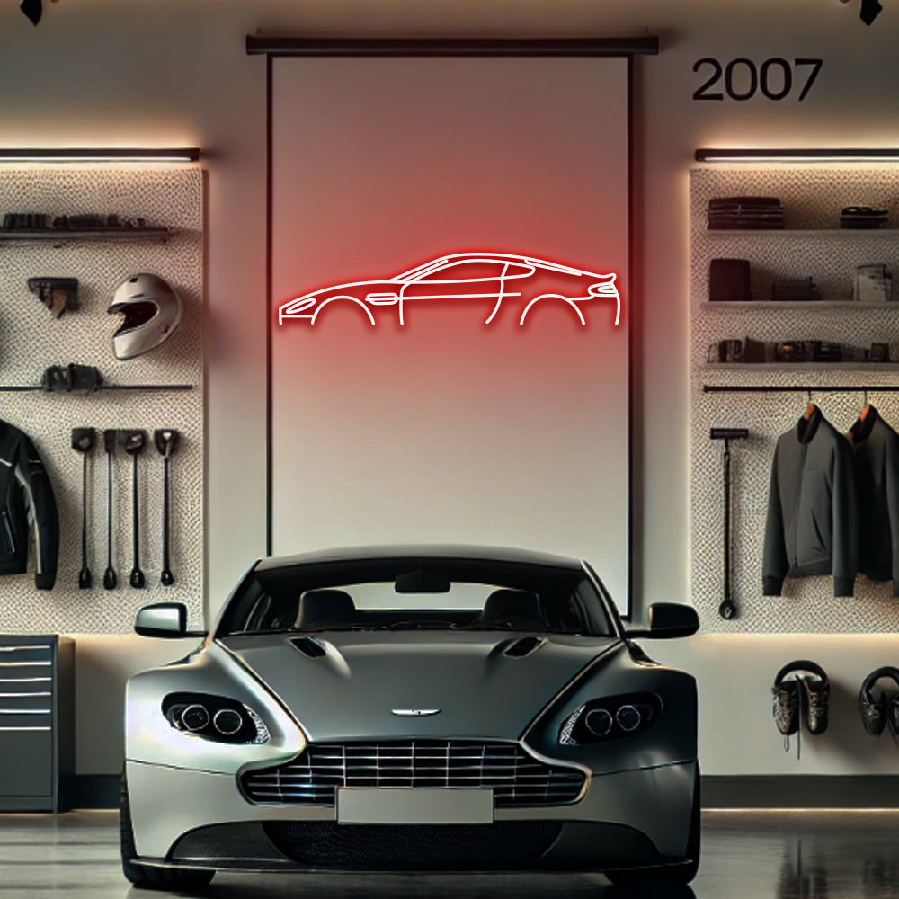 Aston Martin Vantage V8 2007 LED Neon Sign – NeonNiche