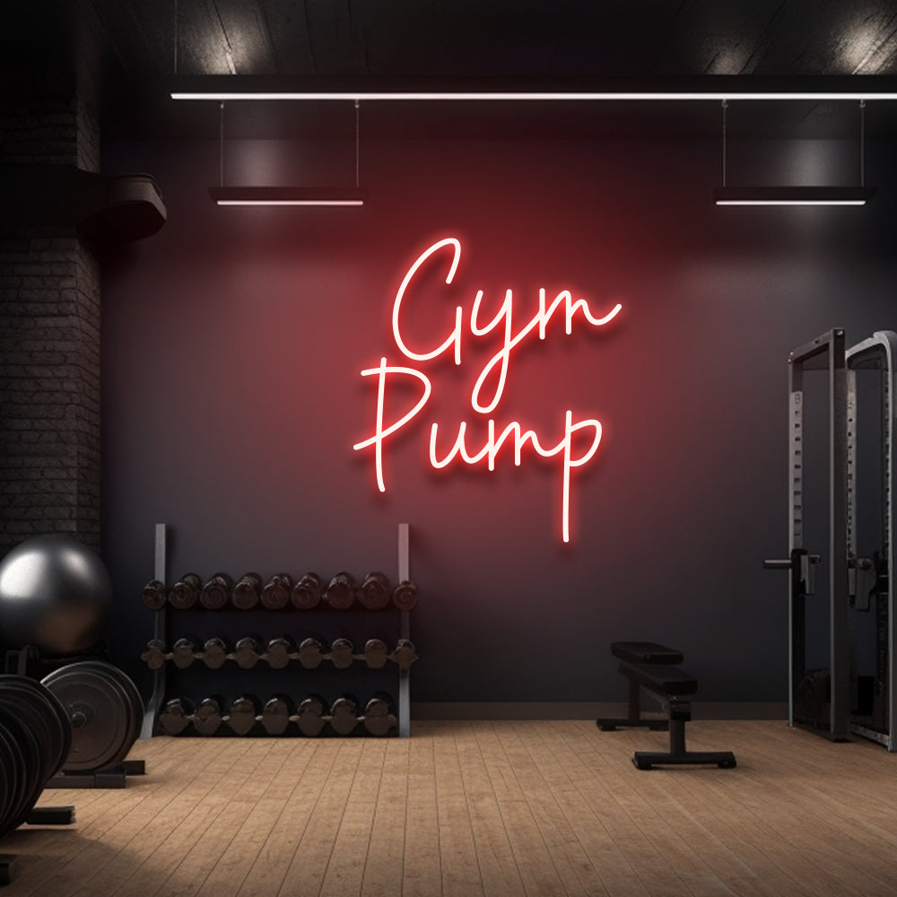Gym Pump - LED Neon Sign