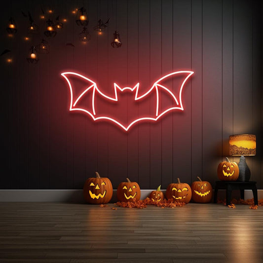 Halloween Bat LED Neon Sign - NeonNiche