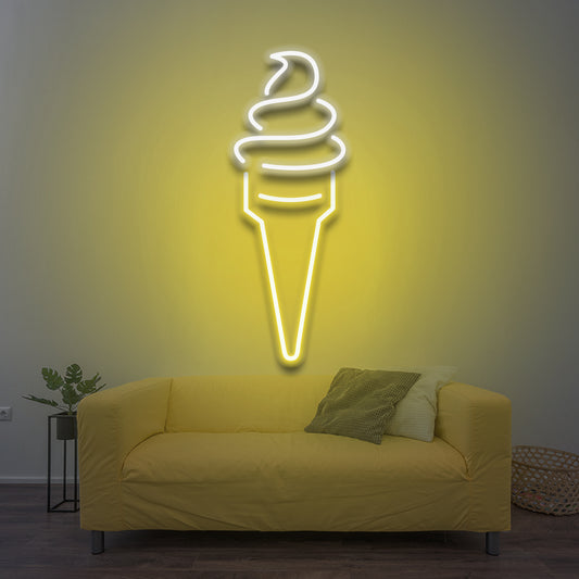 Ice Cream 3- LED Neon Sign