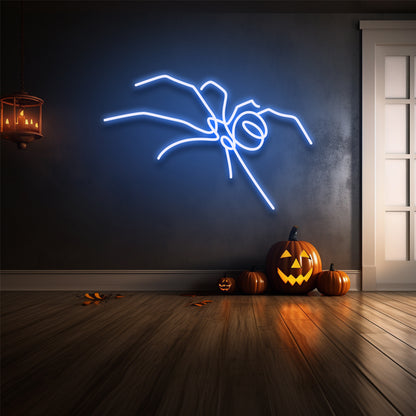 Scary Spider LED Neon Sign