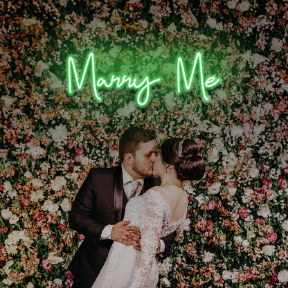 Marry Me - LED Neon Sign